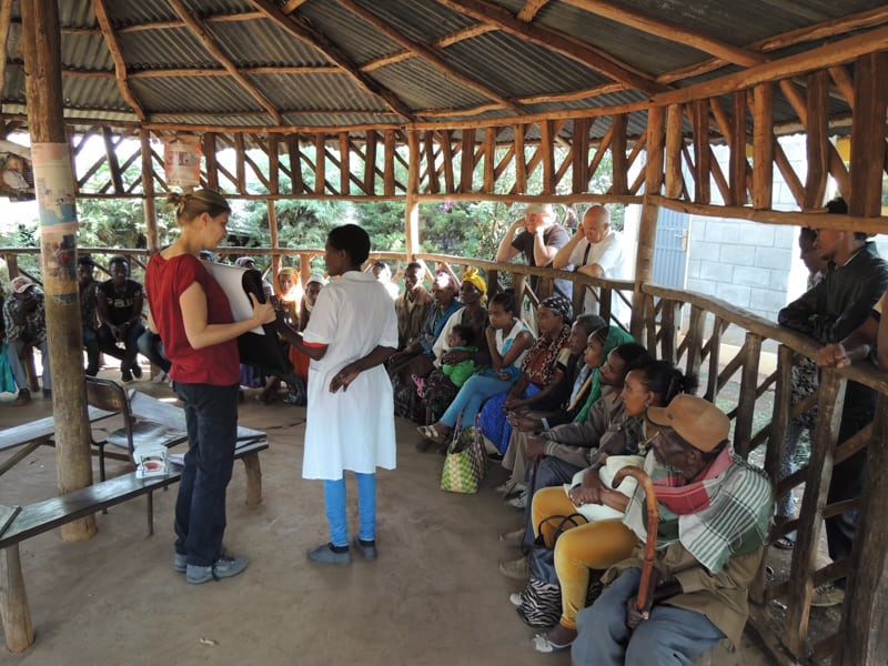 voorlichting in de wachtkamer